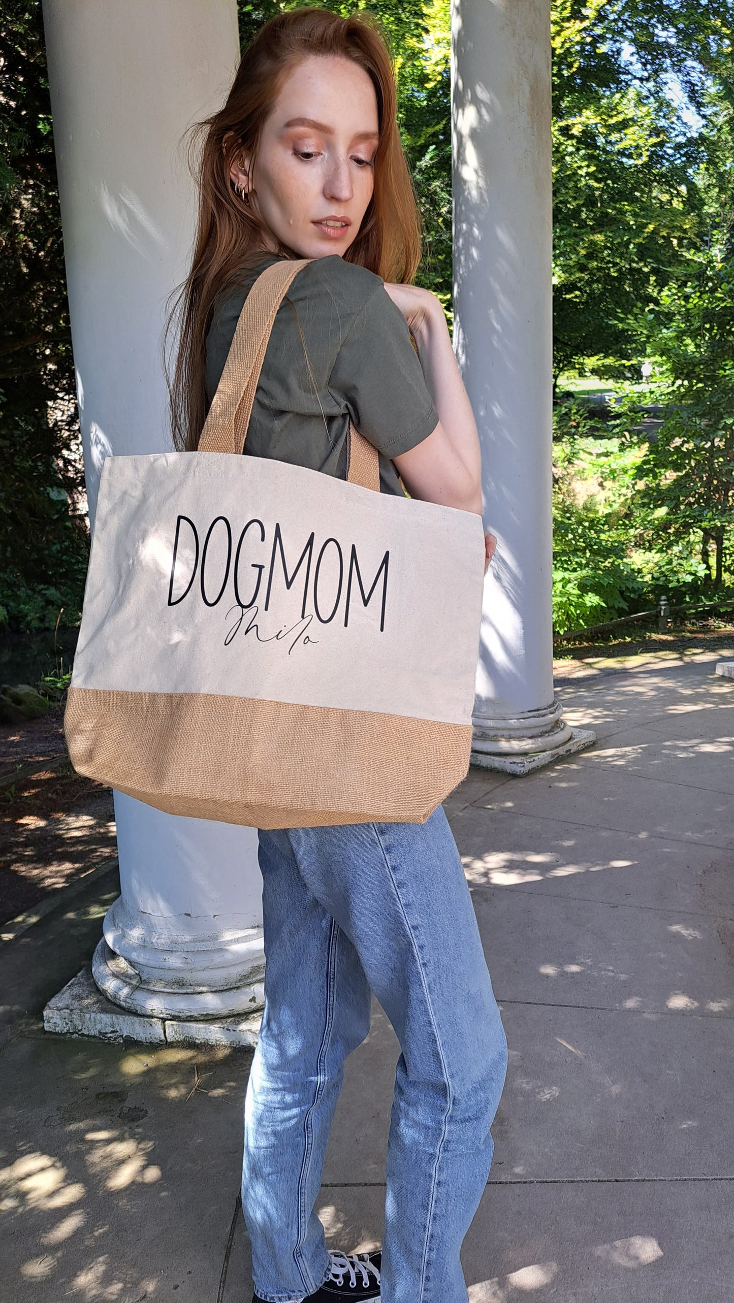 Jute-Tasche "Dogmom/Dogdad"