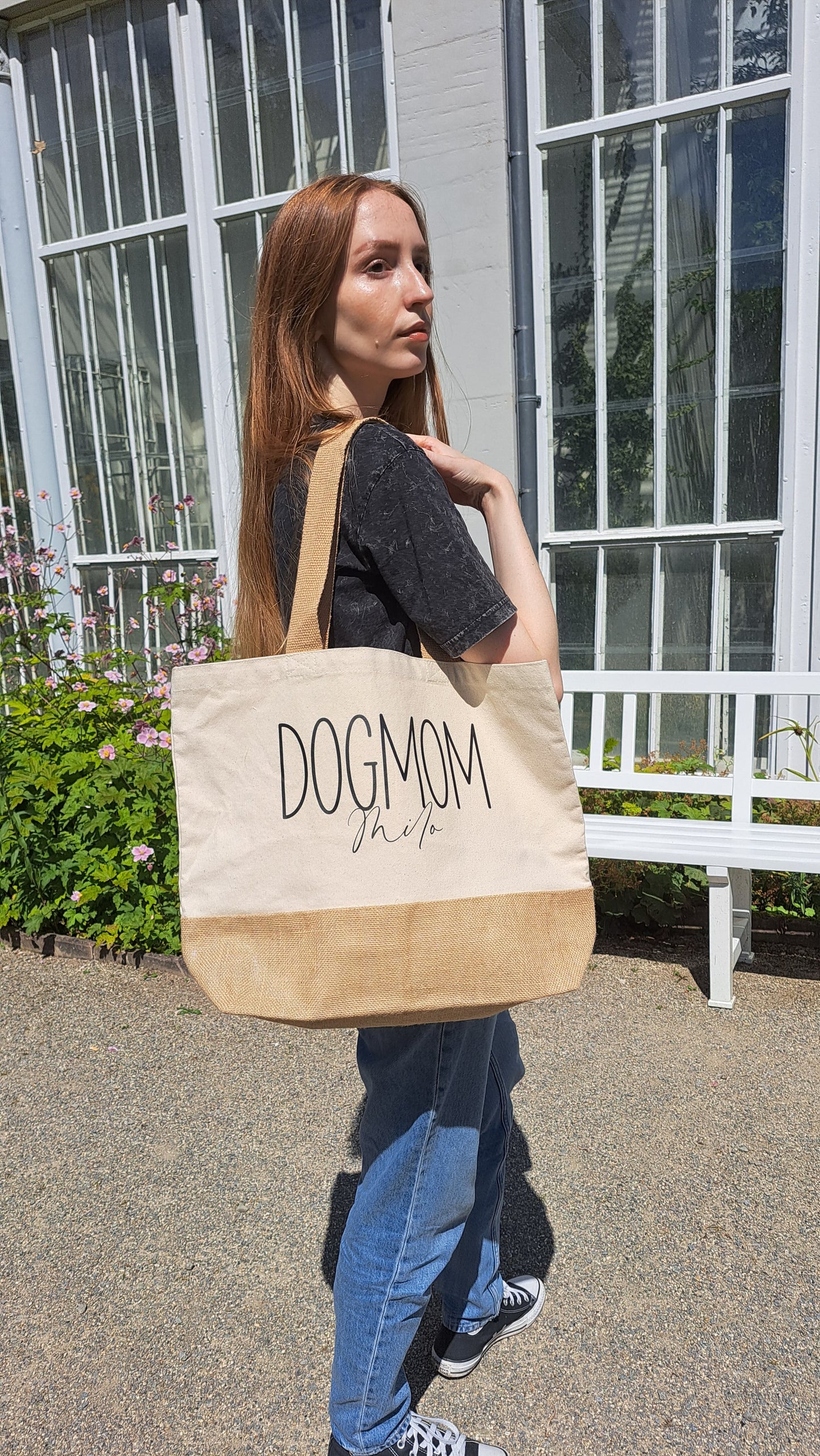 Jute-Tasche "Dogmom/Dogdad"