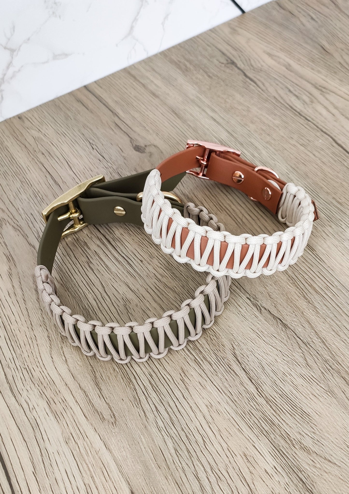 Biothane®-Halsband mit Paracord